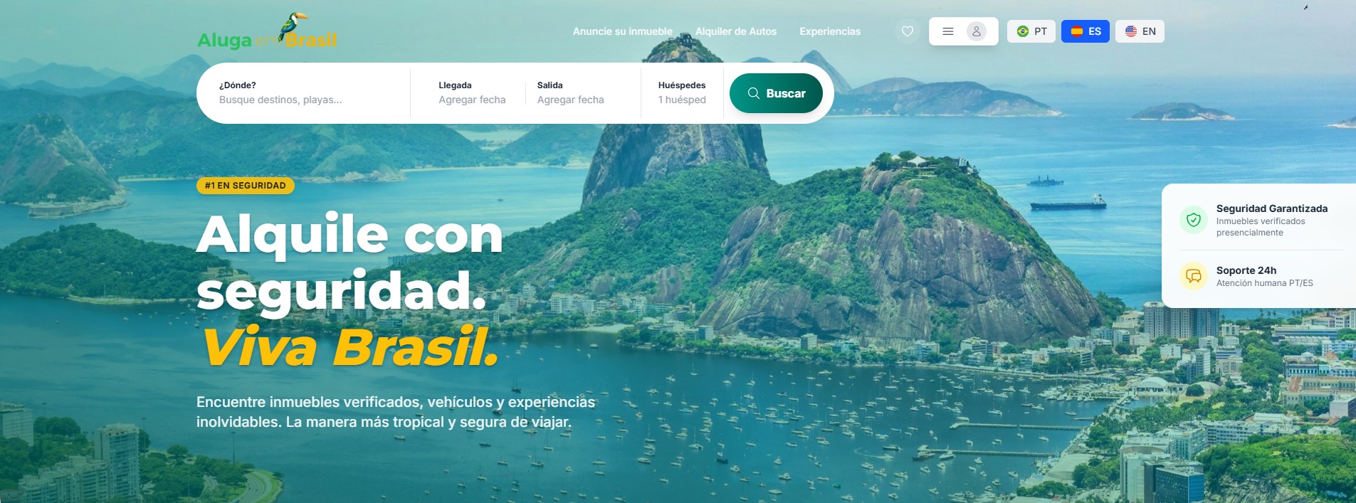 Alquilá con seguridad en todo Brasil